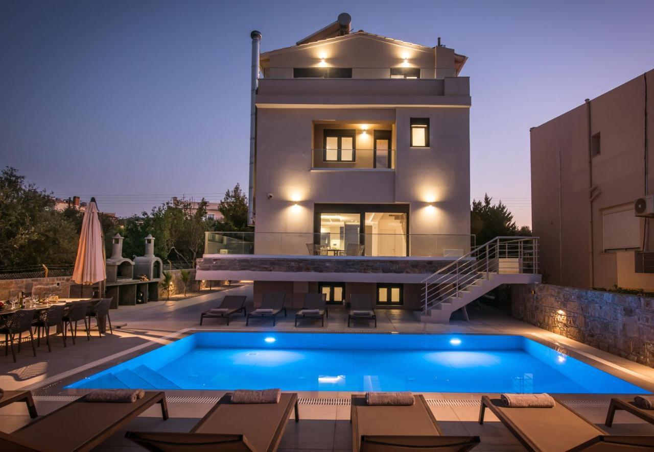 Luxury Villa Marelina Hersonissos  Exteriör bild